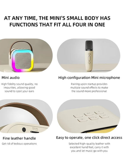 K12 Portable Speaker With Mic | Portable Wireless Bluetooth Speaker